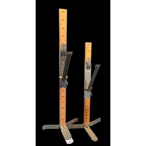 2 Vtg ORCO Products Pin-It Skirt Markers 7"-20" 7"-24" Adjustable Ruler Sewing